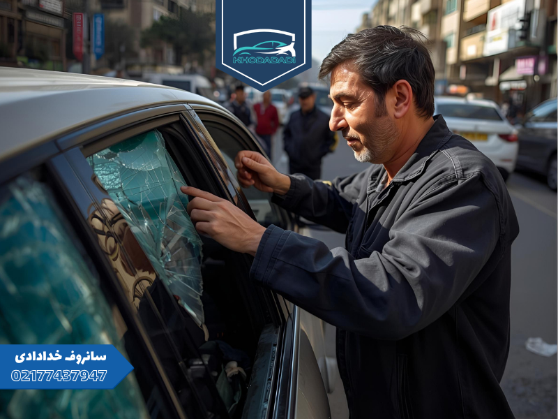 تعویض و نصب شیشه خودرو 